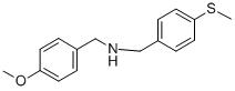 (4-METHOXY-BENZYL)-(4-METHYLSULFANYL-BENZYL)-AMINE CAS#: 355381-56-5