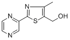 [4-METHYL-2-(2-PYRAZINYL)-1,3-THIAZOL-5-YL]METHANOL CAS#: 352018-94-1