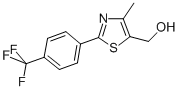 (4-METHYL-2-[4-(TRIFLUOROMETHYL)PHENYL]-1,3-THIAZOL-5-YL)METHANOL CAS#: 317318-96-0