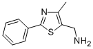 (4-METHYL-2-PHENYL-1,3-THIAZOL-5-YL)METHANAMINE CAS#: 165735-95-5