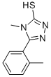 4-METHYL-5-(2-METHYLPHENYL)-4H-1,2,4-TRIAZOLE-3-THIOL CAS#: 174574-08-4