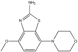 4-Methoxy-7-Morpholinobenzo[d]thiazol-2-aMine CAS#: 383865-57-4