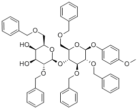 4-Methoxyphenyl 4-O-(2,6-Di-O-benzyl-beta-D-galactopyranosyl)-2,3,6-tri-O-benzyl-beta-D-glucopyranoside CAS#: 358681-61-5