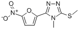 4-Methyl-3-(methylthio)-5-(5-nitrofuran-2-yl)-4H-1,2,4-triazole CAS#: 41735-55-1