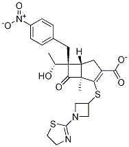 4-Nitrobenzyl(1R,5S,6S)-6-[(R)-1-hydroxyethyl]-1-Methyl-2-[1-(1,3-thiazolin-2-yl)azetidin -3-yl]thio-1-carbapen-2-eM-3-carboxylate CAS#: 161715-20-4