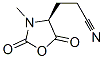 4-Oxazolidinepropanenitrile,3-methyl-2,5-dioxo-,(S)-(9CI) CAS#: 160880-93-3
