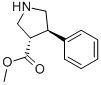 4-PHENYLPYRROLIDINE-3-METHYLCARBOXYLATE CAS#: 156469-70-4