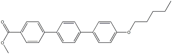 4''-(Pentyloxy)-[1,1':4',1''-terphenyl]-4-carboxylic acid methyl ester CAS#: 158937-30-5