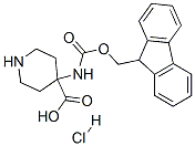 4-Piperidinecarboxylicacid,4-[[(9H-fluoren-9-ylmethoxy)carbonyl]amino]-,monohydrochloride(9CI) CAS#: 368866-09-5