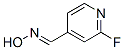 4-Pyridinecarboxaldehyde,2-fluoro-,oxime(9CI) CAS#: 383426-37-7