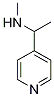 4-Pyridinemethanamine,N,alpha-dimethyl-(9CI) CAS#: 158958-52-2