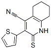 4-Quinolinecarbonitrile, 1,2,5,6,7,8-hexahydro-3-(2-thienyl)-2-thioxo- CAS#: 383153-39-7