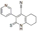 4-Quinolinecarbonitrile, 1,2,5,6,7,8-hexahydro-3-(3-pyridinyl)-2-thioxo- CAS#: 382653-06-7