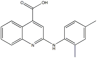 4-Quinolinecarboxylic acid, 2-((2,4-dimethylphenyl)amino)- CAS#: 171204-19-6