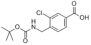 4-(T-BOC-AMINOMETHYL)-3-CHLOROBENZOIC ACID CAS#: 165528-69-8