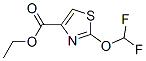 4-Thiazolecarboxylicacid,2-(difluoromethoxy)-,ethylester(9CI) CAS#: 153027-83-9