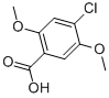 4-chloro-2,5-dimethoxybenzoic acid CAS#: 42020-23-5