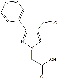 (4-formyl-3-phenyl-1H-pyrazol-1-yl)acetic acid CAS#: 353514-39-3
