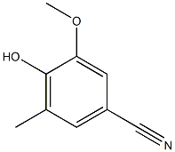 4-hydroxy-3-methoxy-5-methylbenzonitrile CAS#: 173900-47-5