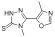 4-methyl-5-(4-methyl-1,3-oxazol-5-yl)-2,4-dihydro-3H-1,2,4-triazole-3-thione CAS#: 170959-40-7