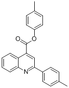 4-methylphenyl 2-(4-methylphenyl)-4-quinolinecarboxylate CAS#: 355433-58-8