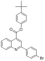 4-tert-butylphenyl 2-(4-bromophenyl)-4-quinolinecarboxylate CAS#: 355433-78-2