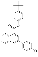 4-tert-butylphenyl 2-(4-methoxyphenyl)-4-quinolinecarboxylate CAS#: 355433-88-4