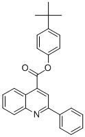 4-tert-butylphenyl 2-phenyl-4-quinolinecarboxylate CAS#: 355433-54-4
