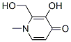 4(1H)-Pyridinone, 3-hydroxy-2-(hydroxymethyl)-1-methyl- (9CI) CAS#: 171369-52-1