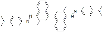 4,4'-Bis(4-dimethylaminophenylazo)-3,3'-dimethyl-1,1'-binaphthalene CAS#: 169797-35-7