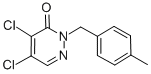 4,5-DICHLORO-2-(4-METHYLBENZYL)-2,3-DIHYDROPYRIDAZIN-3-ONE CAS#: 173843-86-2