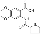 4,5-DIMETHOXY-2-[(THIOPHENE-2-CARBONYL)-AMINO]-BENZOIC ACID CAS#: 332163-01-6