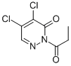 4,5-Dichloro-2-(1-oxopropyl)-3(2H)-pyridazinone CAS#: 155164-64-0