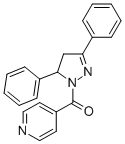 4,5-Dihydro-3,5-diphenyl-1-(4-pyridinylcarbonyl)-(1H)pyrazole CAS#: 336795-64-3
