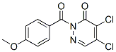 4,5-dichloro-2-(4-methoxybenzoyl)pyridazin-3-one CAS#: 155164-68-4