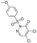 4,5-dichloro-2-(4-methoxyphenyl)sulfonyl-pyridazin-3-one CAS#: 155164-59-3