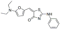 4(5H)-Thiazolone,  5-[[5-(diethylamino)-2-furanyl]methylene]-2-(phenylamino)- CAS#: 366826-63-3