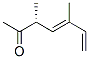 4,6-Heptadien-2-one, 3,5-dimethyl-, (3R,4E)- (9CI) CAS#: 312728-63-5