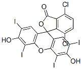 4,7-Dichloro-3',6'-dihydroxy-2',4',5',7'-tetraiodospiro[isobenzofuran-1(3H),9'-[9H]xanthen]-3-one CAS#: 4370-09-6