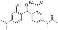 4Acetamido-2carboxy-4-dimethylamino-2-hydroxybenzophenone CAS#: 166442-36-0