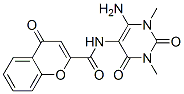 4H-1-Benzopyran-2-carboxamide,  N-(6-amino-1,2,3,4-tetrahydro-1,3-dimethyl-2,4-dioxo-5-pyrimidinyl)-4-oxo- CAS#: 166115-67-9