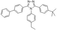4H-1,2,4-TRIAZOLE, 3-[1,1'-BIPHENYL]-4-YL-5-[4-(1,1-DIMETHYLETHYL)PHENYL]-4-(4-ETHYLPHENYL)- CAS#: 163226-12-8