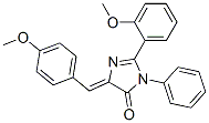 4H-Imidazol-4-one,  3,5-dihydro-2-(2-methoxyphenyl)-5-[(4-methoxyphenyl)methylene]-3-phenyl- CAS#: 370082-83-0