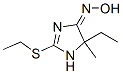 4H-Imidazol-4-one,5-ethyl-2-(ethylthio)-1,5-dihydro-5-methyl-,oxime(9CI) CAS#: 330601-26-8