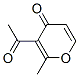 4H-Pyran-4-one, 3-acetyl-2-methyl- (9CI) CAS#: 152996-58-2