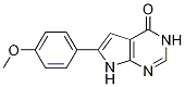 4H-Pyrrolo[2,3-d]pyriMidin-4-one, 3,7-dihydro-6-(4-Methoxyphenyl)- CAS#: 173458-97-4