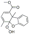 4a,9b-Dihydro-4a-hydroperoxy-4,9b-dimethyl-1-dibenzofurancarboxylic acid methyl ester CAS#: 40801-42-1