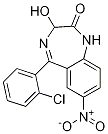 5-(2-Chlorophenyl)-1,3-dihydro-3-hydroxy-7-nitro-2H-1,4-benzodiazepin-2-one CAS#: 41993-28-6