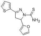 5-(2-FURYL)-3-THIEN-2-YL-4,5-DIHYDRO-1H-PYRAZOLE-1-CARBOTHIOAMIDE CAS#: 394682-37-2