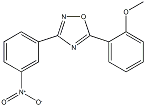 5-(2-METHOXYPHENYL)-3-(3-NITROPHENYL)-1,2,4-OXADIAZOLE CAS#: 352341-25-4